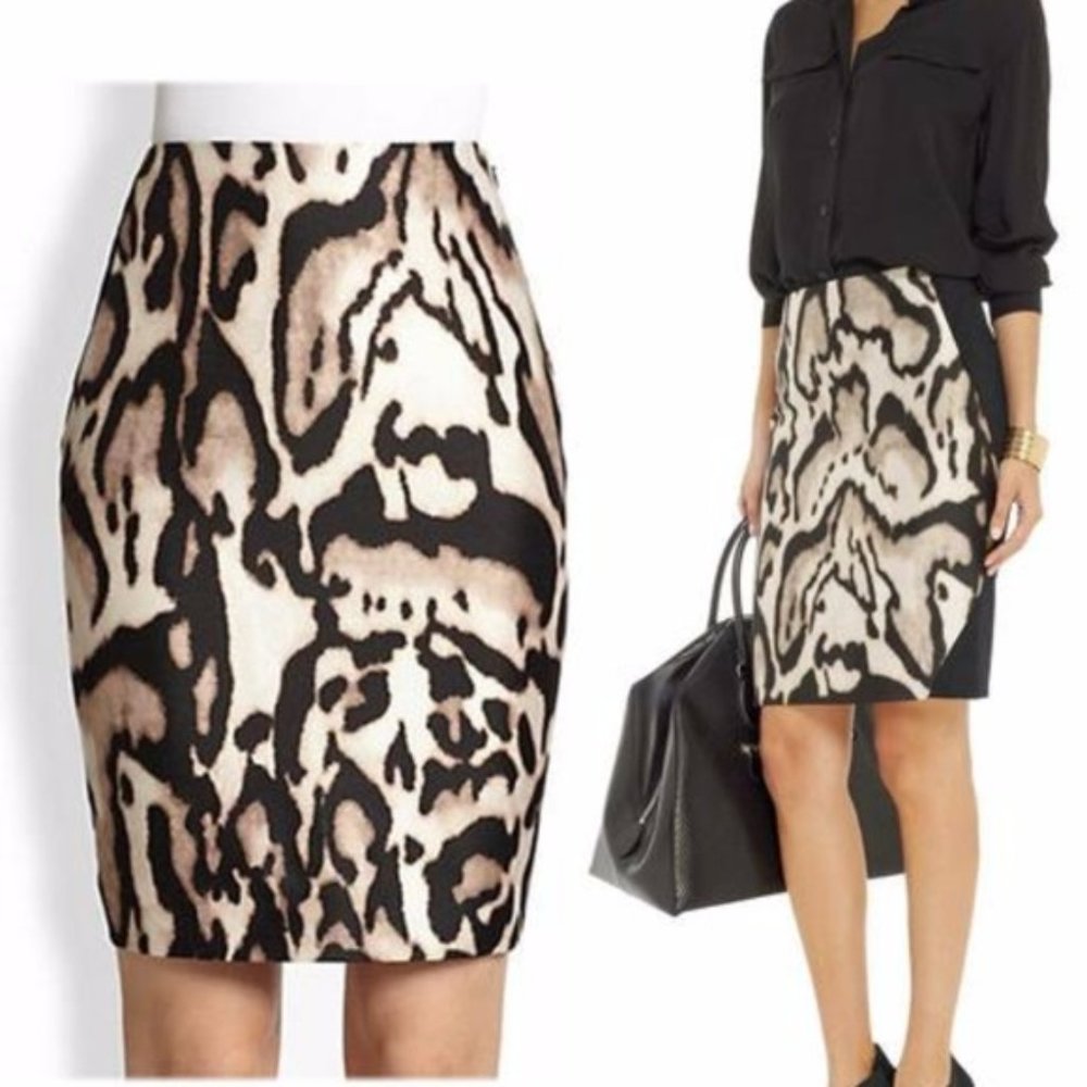 Diane Von Furstenberg Mae Mikado Pencil Skirt 2‎
